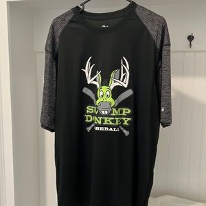 Size XL . Swamp Donkey Baseball Dry-fit